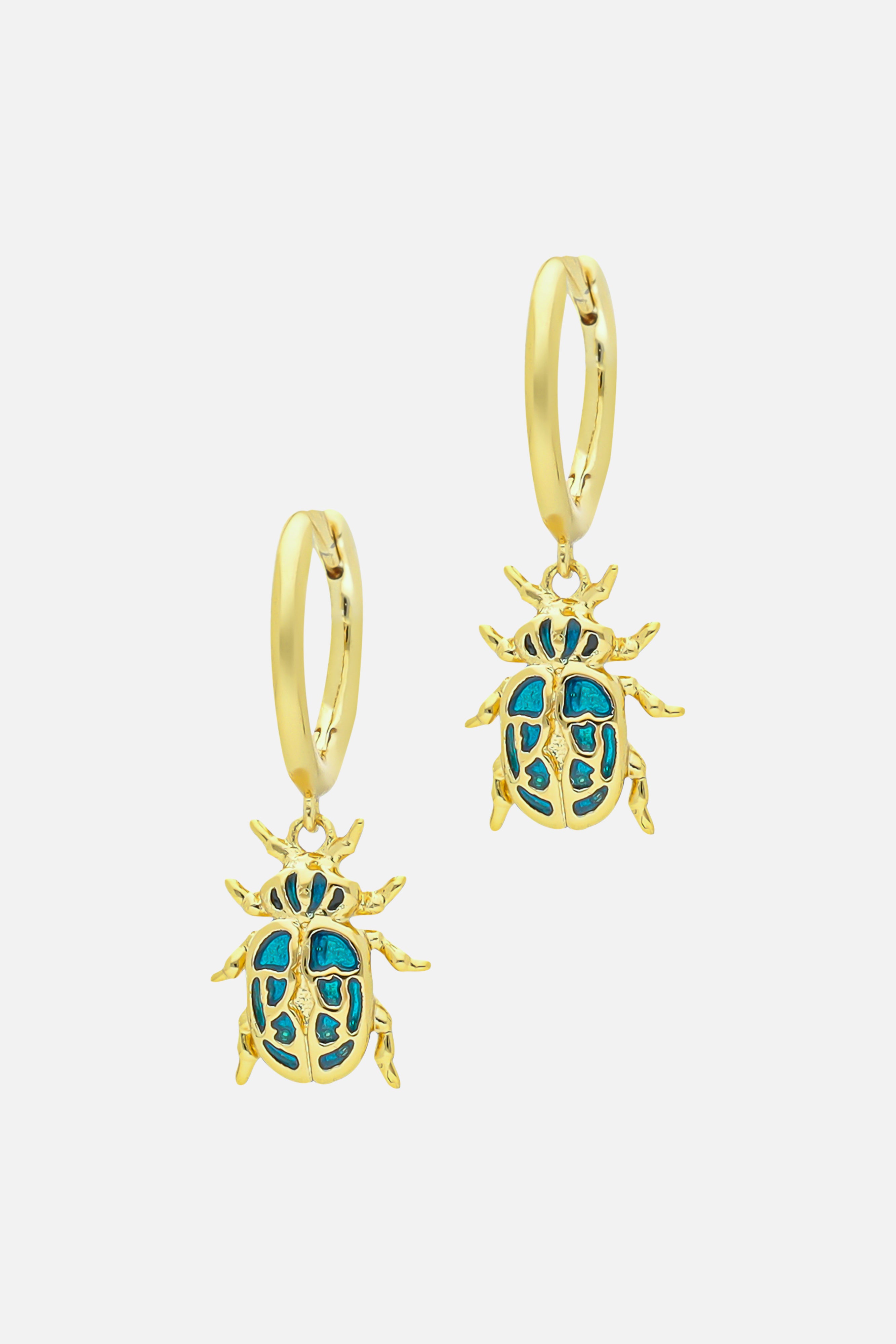 BEETLE HOOP EARRINGS - 1