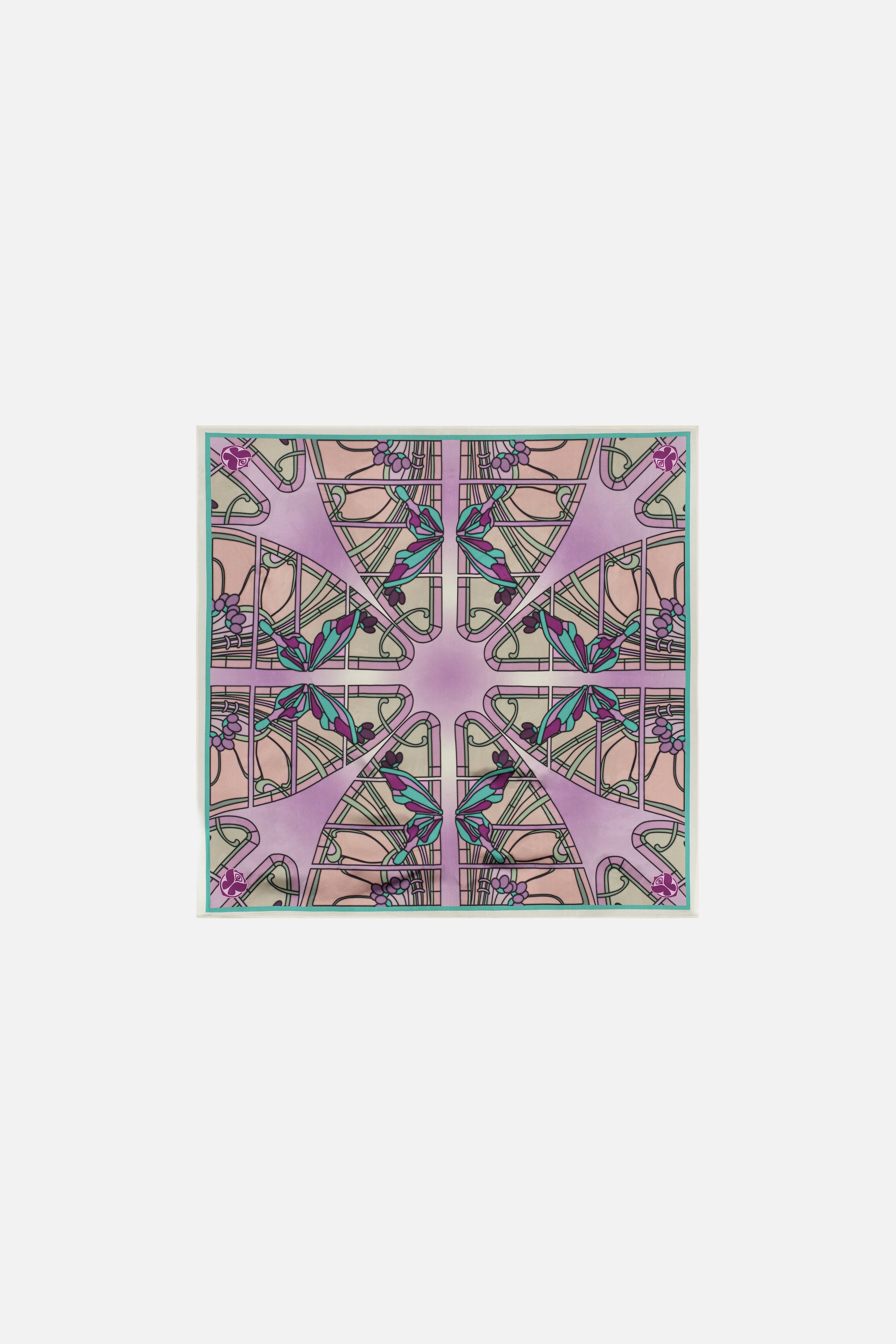 BUTTERFLY VITRAIL HEAD SCARF - 1
