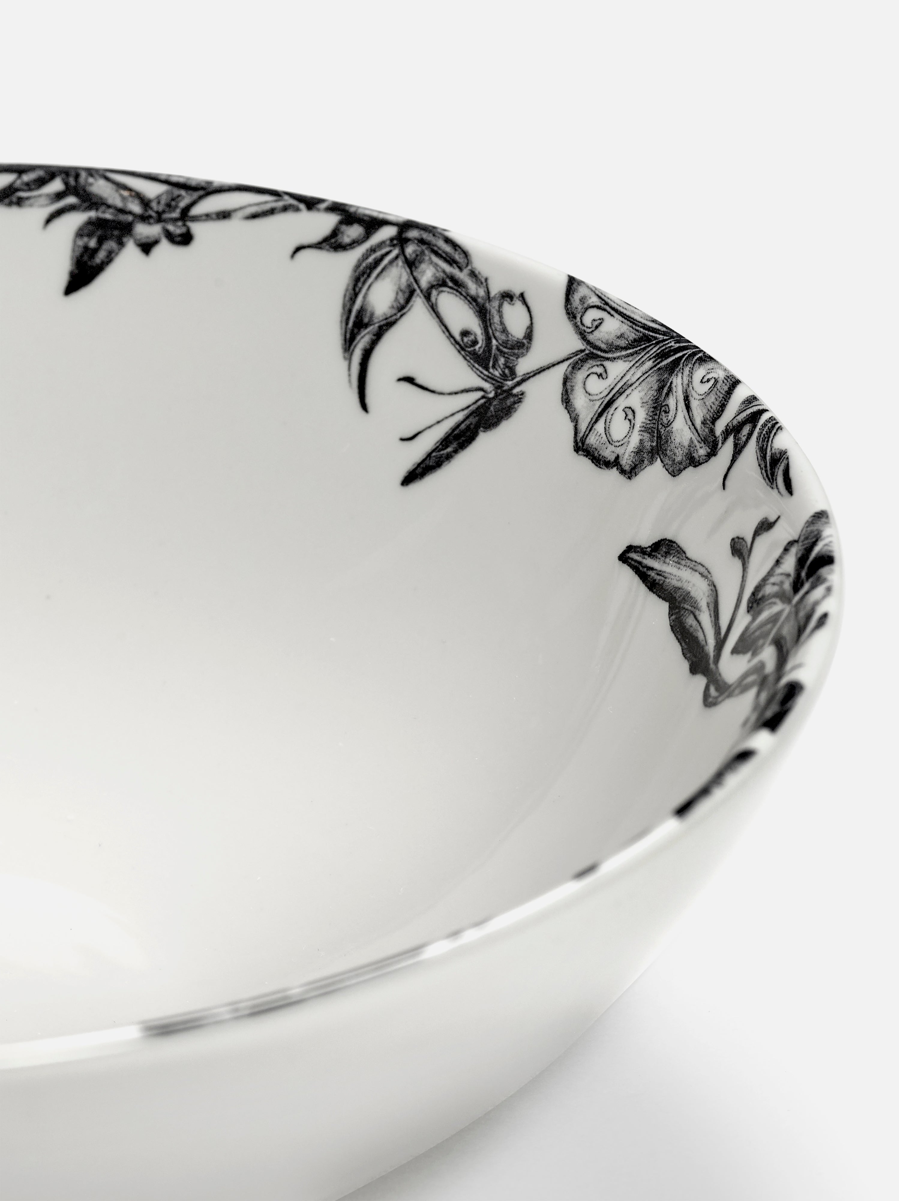 SERAX MEDIUM LOW BOWL ENCHANTED GARDEN - 2